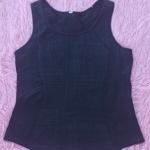 Lululemon Women's Black Sleeveless Top
